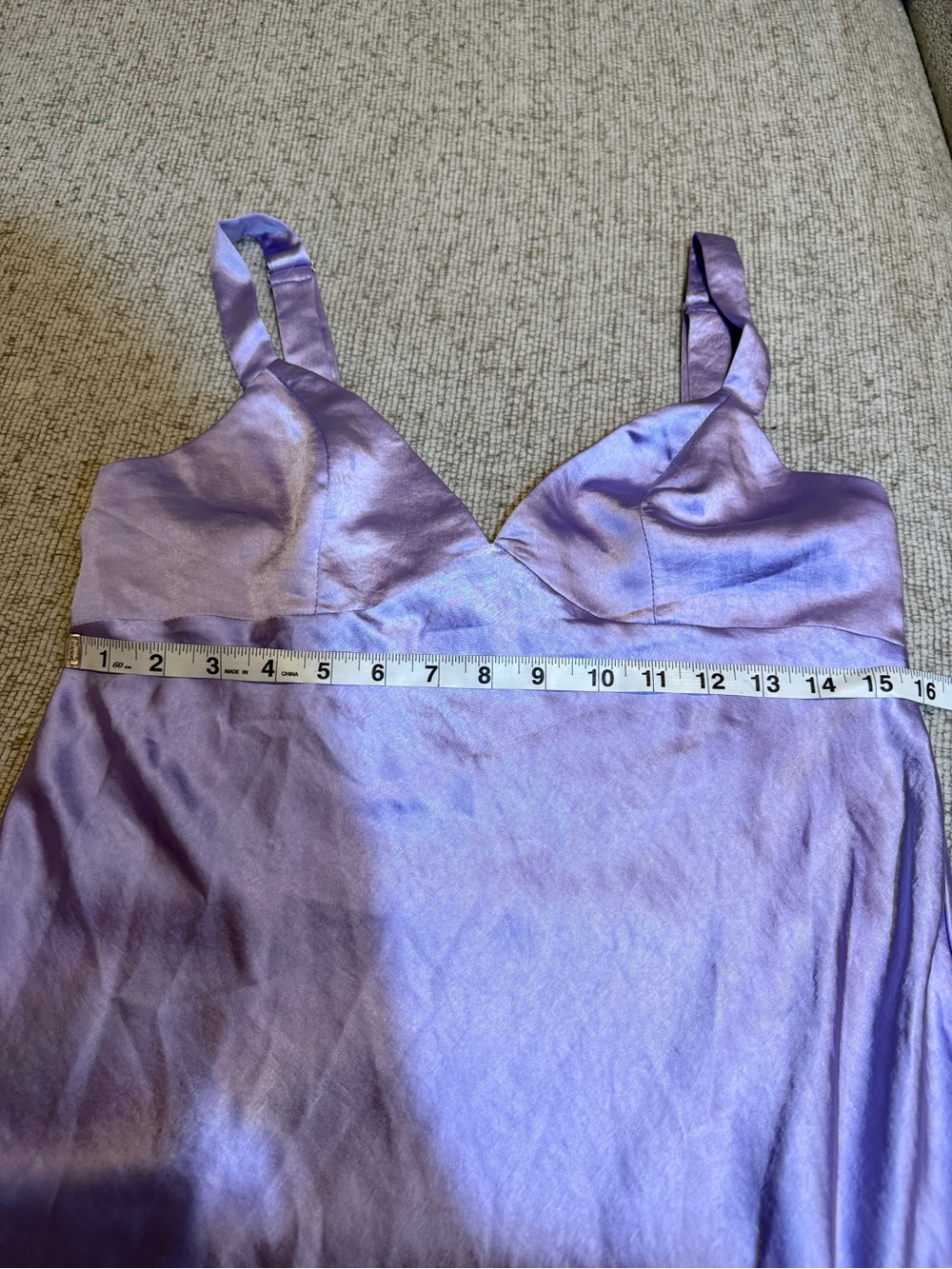 Princess Polly Lavender Satin Slip Dress - Picture 5 of 5